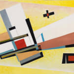 Werner Drewes, Comp 1967 Mural Study, 1938-39