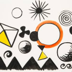 Alexander Calder, Black and White Mountains, 1960
