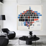 Robert Goodnough, Rectangles with Red and Blue, 1965