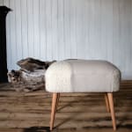 The Upholstery Project, Foot Stool : 'Crystal Sunset'