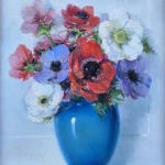 Henri Lucien-Joseph Buron, Vase fleuri, 1941