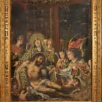 JOSEFA SANCHEZ, Jesus Christ on the cross with the Virgin, Spain, 17th Century