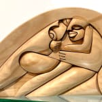 Roberto de fortino, 'Tango Argentina' Cubist Figurative Wood Sculpture by Roberto de Fortino, 2006