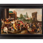 Charles Topino (1742-1803), Commode 1/2 lune, 18 ème