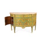 Charles Topino (1742-1803), Commode 1/2 lune, 18 ème