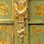 Charles Topino (1742-1803), Commode 1/2 lune, 18 ème