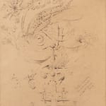 Louis Henry Sullivan, Sketch for Foliated Motif, 1918