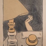 József Rippl-Rónai, Femme Sous la Lampe, 1894-1895