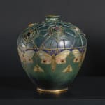Amphora, Gres Bijou Series Butterflies & Spiderwebs Semiramis Vase, 1904-1906