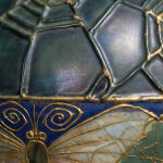 Amphora, Gres Bijou Series Butterflies & Spiderwebs Semiramis Vase, 1904-1906