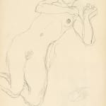 Gustav Klimt, Wantoness (Study of a Head), 1919