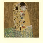 Gustav Klimt, The Kiss, 1920