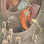 Walter Schnackenberg, Portrait of Io Hesse, c. 1945
