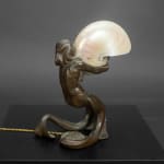 Gustav Gurschner, Figurative Lamp, c. 1900