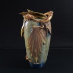 Amphora, Gres Bijou Series Butterflies & Spiderwebs Semiramis Vase, 1904-1906