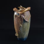 Amphora, Gres Bijou Series Butterflies & Spiderwebs Semiramis Vase, 1904-1906