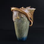 Amphora, Gres Bijou Series Butterflies & Spiderwebs Semiramis Vase, 1904-1906