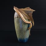 Amphora, Gres Bijou Series Butterflies & Spiderwebs Semiramis Vase, 1904-1906