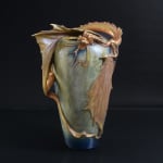 Amphora, Gres Bijou Series Butterflies & Spiderwebs Semiramis Vase, 1904-1906