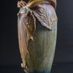 Amphora, Gres Bijou Series Butterflies & Spiderwebs Semiramis Vase, 1904-1906
