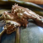 Amphora, Gres Bijou Series Butterflies & Spiderwebs Semiramis Vase, 1904-1906