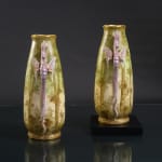 Amphora, Gres Bijou Series Butterflies & Spiderwebs Semiramis Vase, 1904-1906