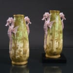 Amphora, Gres Bijou Series Butterflies & Spiderwebs Semiramis Vase, 1904-1906