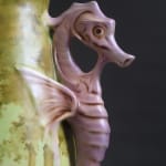 Amphora, Gres Bijou Series Butterflies & Spiderwebs Semiramis Vase, 1904-1906