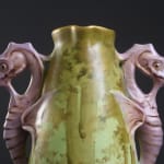 Amphora, Gres Bijou Series Butterflies & Spiderwebs Semiramis Vase, 1904-1906