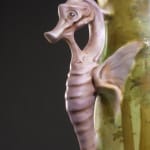 Amphora, Gres Bijou Series Butterflies & Spiderwebs Semiramis Vase, 1904-1906