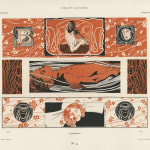 Koloman Moser, Ver Sacrum Cover; February, 1898