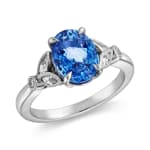 Diamond and Pink Diamond Rose Ring