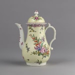 An extremely rare Longton Hall Leaf Shape Teapot and Cover, Circa 1755