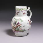 An extremely rare Longton Hall Leaf Shape Teapot and Cover, Circa 1755