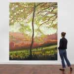 Kit Glaisyer, Proposal: Young Lewesdon Tree 240x200cm