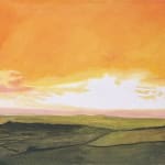 Kit Glaisyer, Sunset above Allington Hill