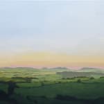 Kit Glaisyer, Sunset above Allington Hill