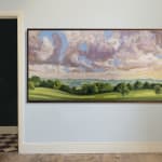 Kit Glaisyer, Big skies & sunshine above Eggardon Hill 3x1.2m