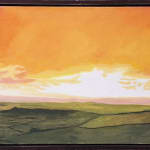 Kit Glaisyer, Sunset above Allington Hill