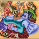 Peter Saul, Woman Drinking Martini, 2009