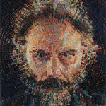 Chuck Close, Sunflower, 2007