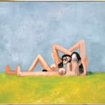 George Condo, Woman and Man, 2008