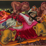 Peter Saul, Woman Drinking Martini, 2009