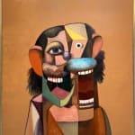 George Condo, Woman and Man, 2008