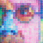 Chuck Close, Sunflower, 2007