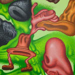 Peter Saul, Woman Drinking Martini, 2009