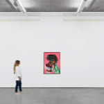 Peter Saul, Woman Drinking Martini, 2009