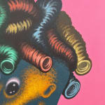 Peter Saul, Woman Drinking Martini, 2009