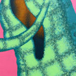 Peter Saul, Woman Drinking Martini, 2009