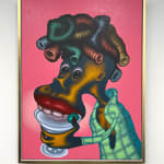 Peter Saul, Woman Drinking Martini, 2009